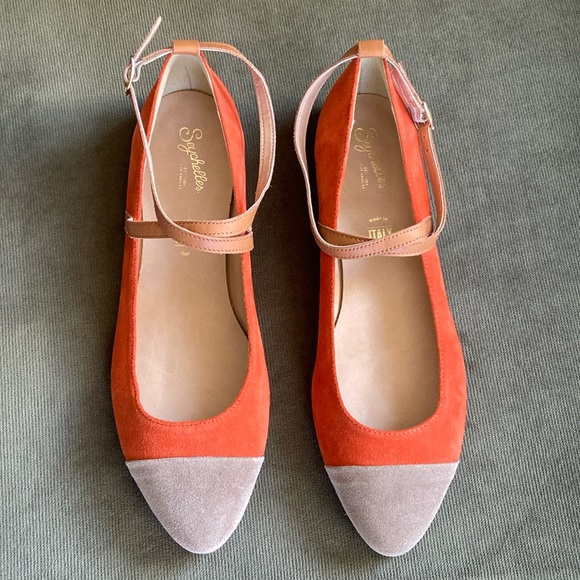 Anthropologie Shoes - Anthropologie Seychelles Just The Beginning Colorblock Flats Women's Size 10